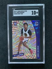 2020-21 Panini Revolution James Wiseman Chinese New Year #101 SGC 10 Rookie RC