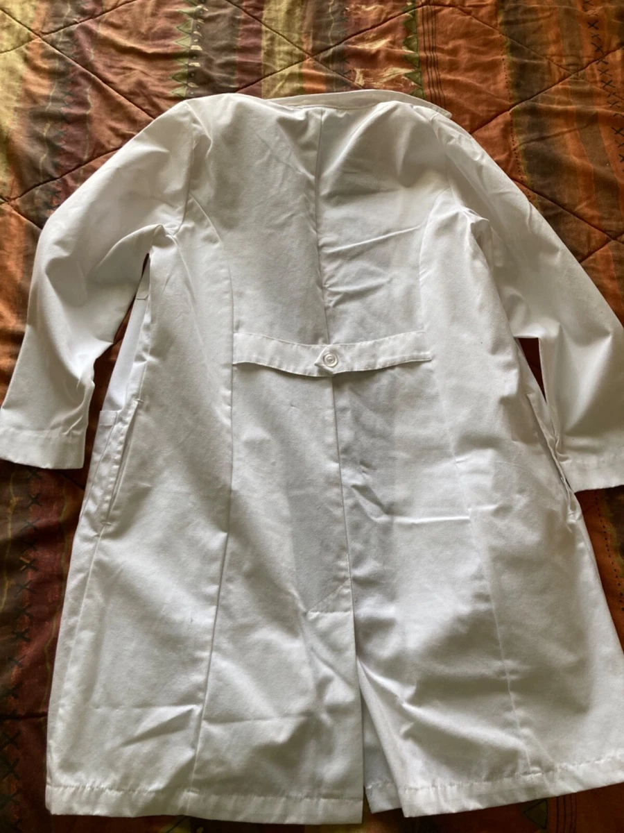 Landau white lab coat. size 8