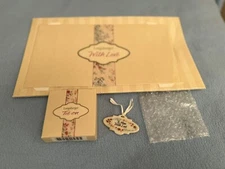 Longaberger 2001 "To Mom With Love" Tie-on and “With Love” Gift Box-NIB