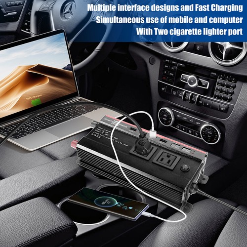 5000W Convertidor DC 12V/24V A 110VAC Con USB Para Carro Auto Inversor Corriente - Picture 39 of 160