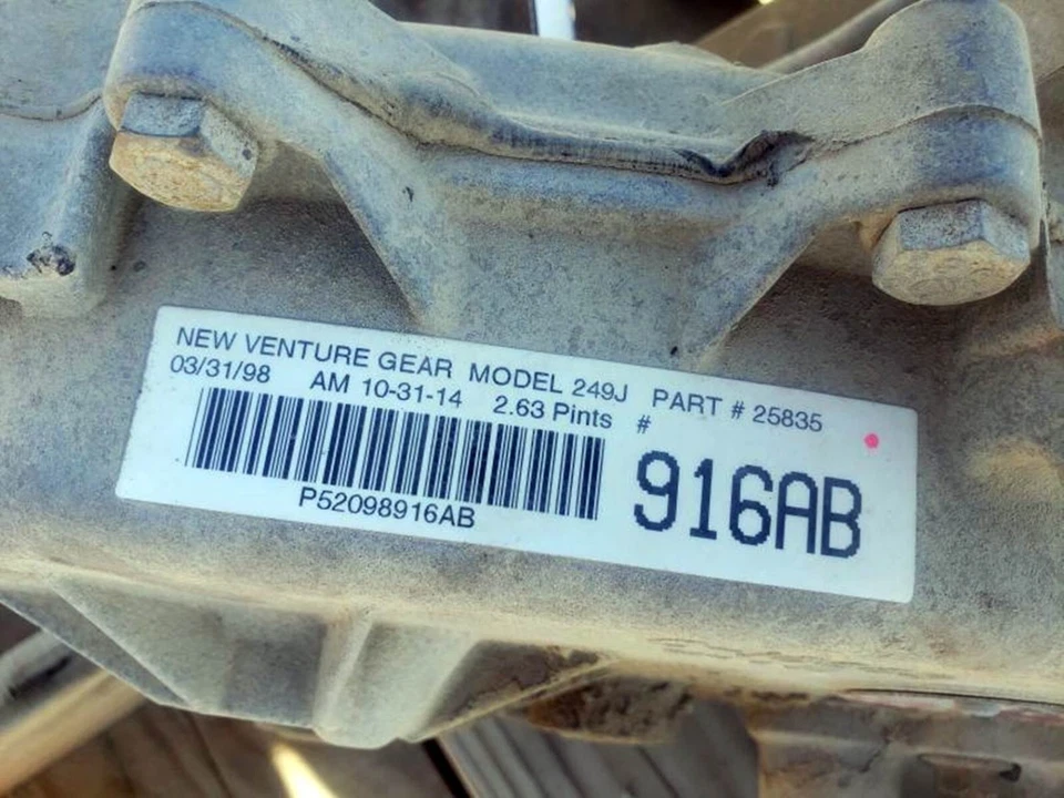 1996-1998 Jeep Grand Cherokee Transfer Case Model 249 Quadra-Trac Foto 3 de 4