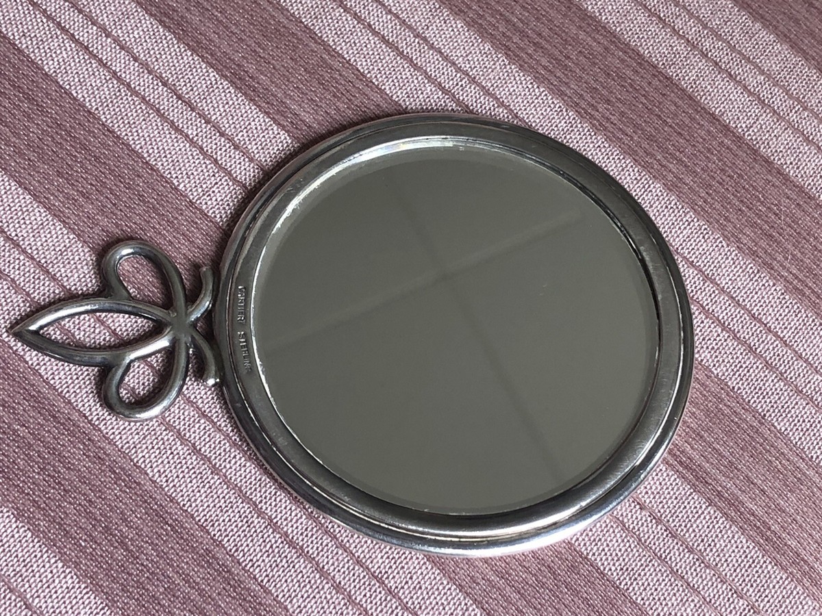 Vintage Cartier Sterling Silver Make-up/Pocket Mirror | eBay