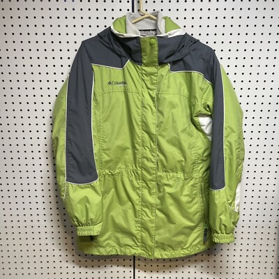 Columbia Vertex Core Interchange Green Jacket with Zip Out Lining Womens 