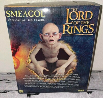 Lord of The Rings 1 4 Scale Smeagol Figure NECA 304884 for sale