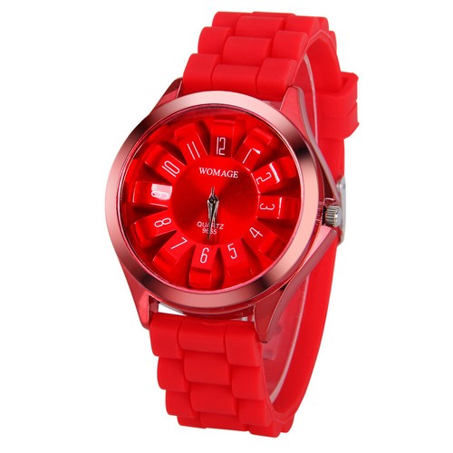 Orologio da polso uomo donna donna cinturino silicone quarzo colore gelatina sport ragazza regalo - Foto 16 di 27