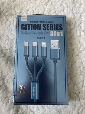 Remax Gition Series 3 in 1 Charger Cable