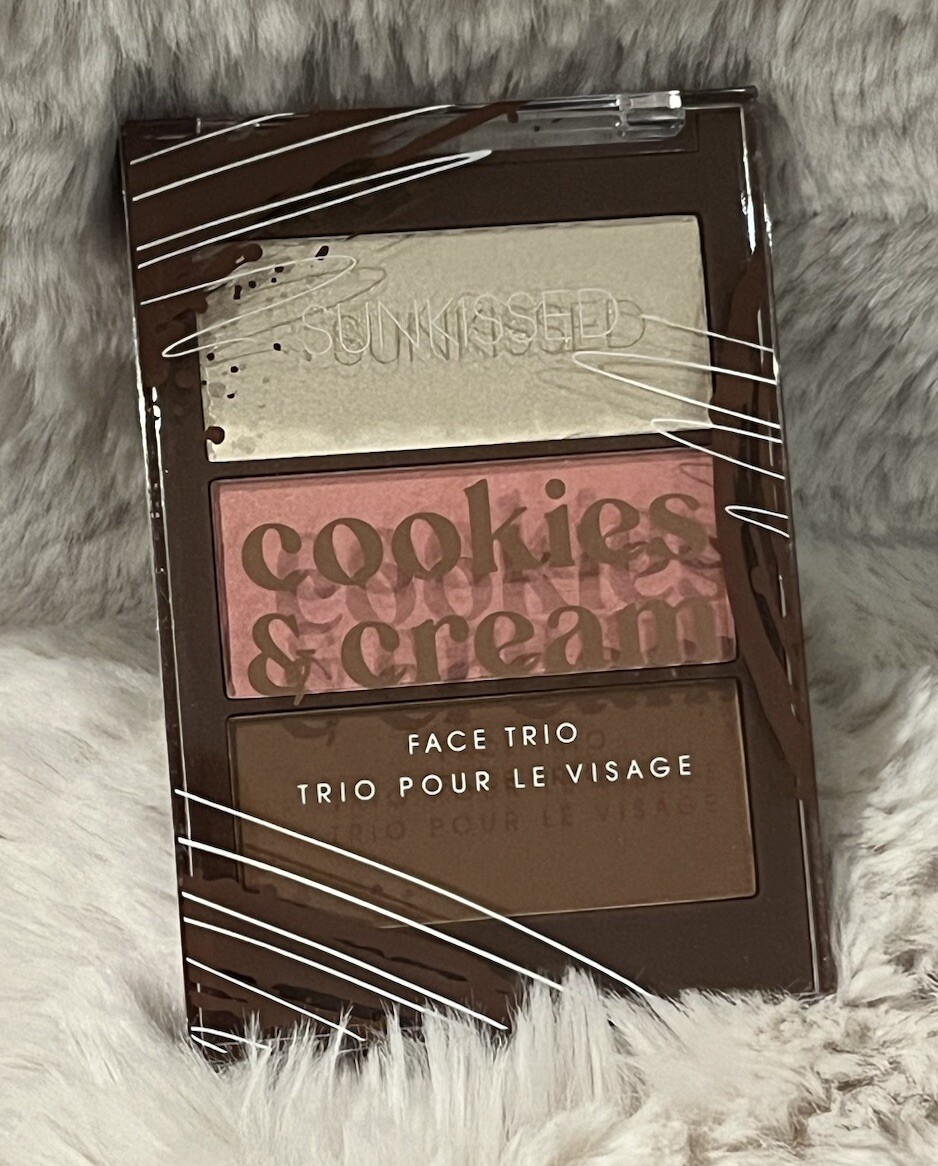 100% Genuine Rainbow Cosmetics Sunkissed Cookies & Cream Face Trio Pallete