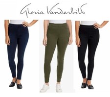 Gloria Vanderbilt Women's High-Rise Fitted Leg Pull On Comfort Jeans, NEW