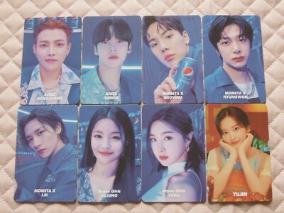 2021 PEPSI TASTE OF KOREA Photocard ATEEZ MONSTA X Brave Girls