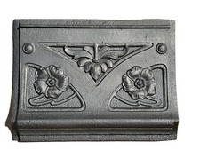 Antike Ofenplatte Gussofen Etagenofen Gusseisen Jugendstil