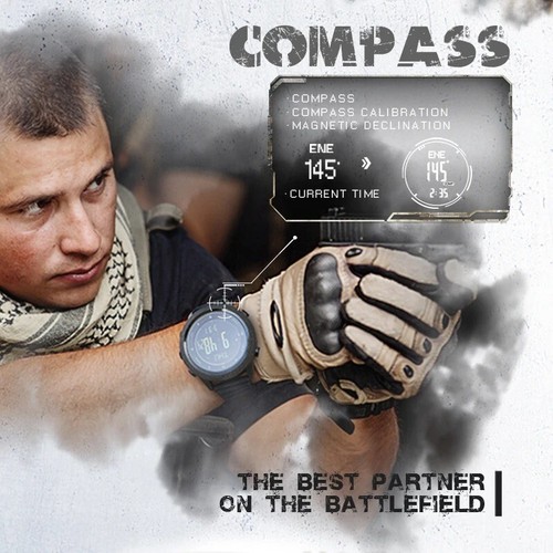NORTH EDGE APACHE-46 Digital Watch Fashion Sport Watches With Compass altimeter - Picture 6 of 6