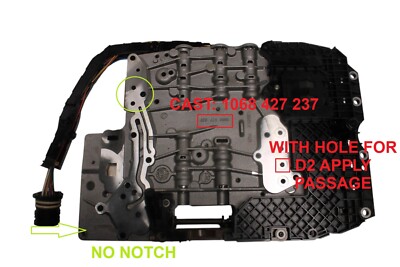 49740CC - ZF6HP21 ZF6HP26, VALVE BODY, GEN 2, M-SHIFT, 7 SOLENOIDS