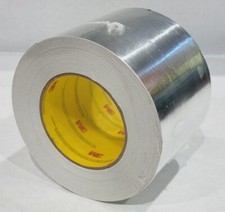 3M 2C120 Natural Aluminum Foil Tape 3.89 IN x 50yd / 1.8mil HVAC