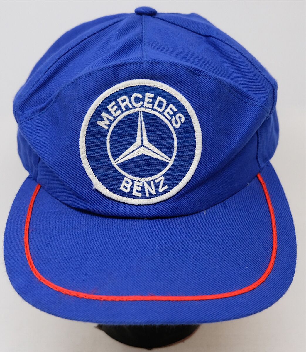 Rare Vintage Mercedes-Benz OG Logo Patch Striped Brim Rare Vintage Mercedes-Benz OG Logo Patch Striped Brim