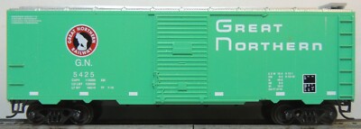 MDC GREAT NORTHERTN GREEN 40' STEEL BOXCAR RTR KD's CAR # 5425 ITEM # 10615