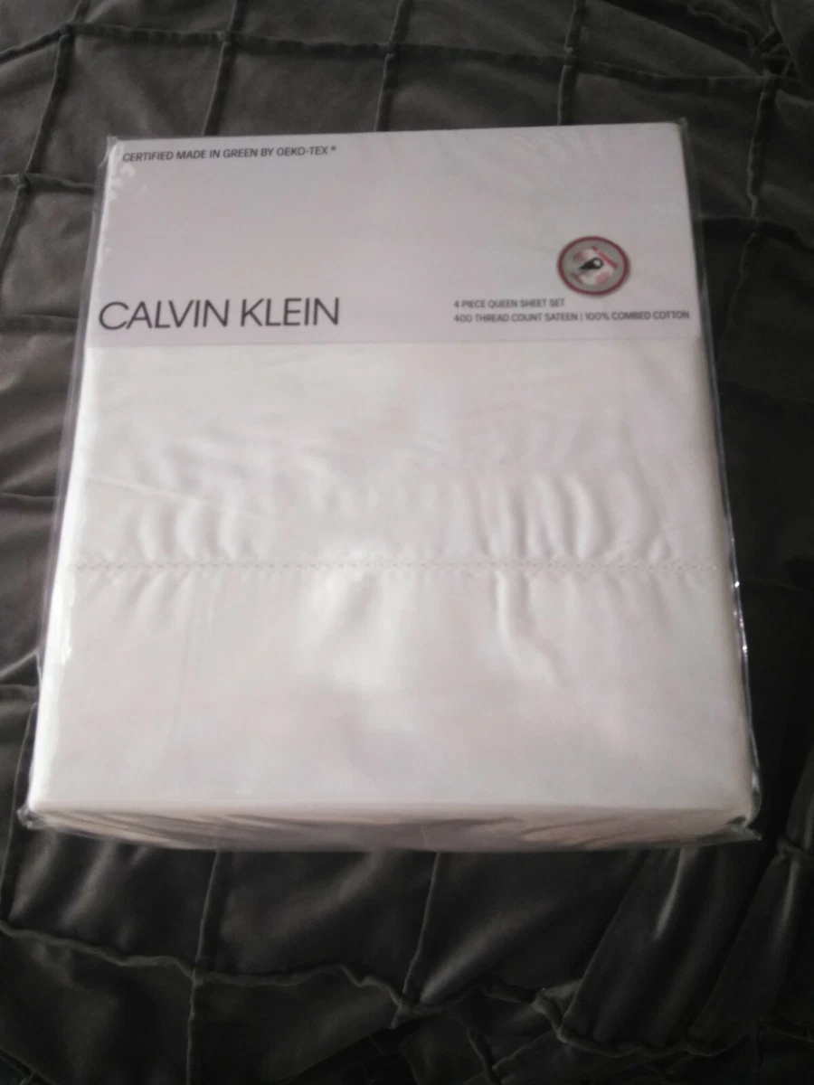 Calvin klein combed cotton sheet set Clearance