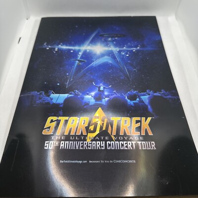 Star Trek The Ultimate Voyage 50th Anniversary Concert Tour Program