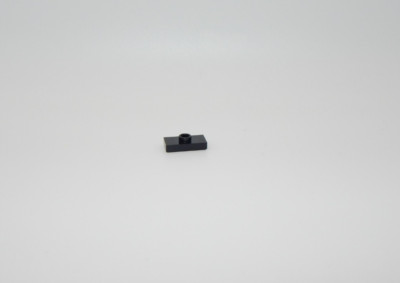 * Lego PLATE 1X2 W. 1 KNOB 6092585 15573 3794 Black T2