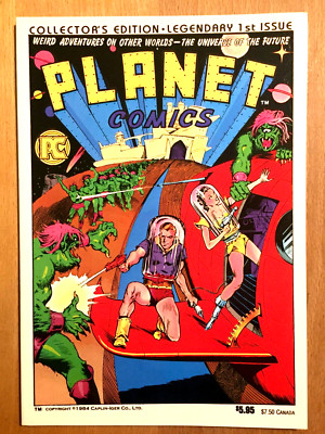 PLANET COMICS #1 Collector's Edition Reprint 1984