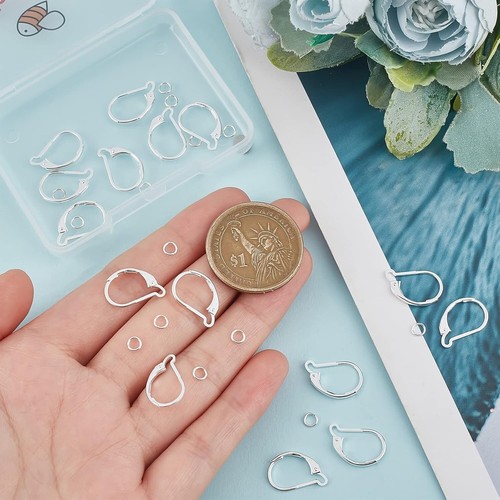 Beebeecraft 1 Box 20 Teile Ohrring Fundstücke 925 Sterling Silber - Bild 6 von 7
