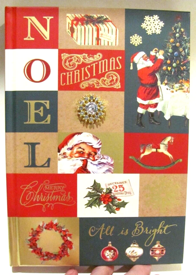 Pooch & Sweetheart Christmas Jewel Brooch~ "Vintage Santa" Lined Journal ~NEW - Image 2 of 4