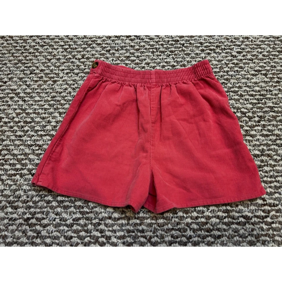 Pantalón Corto Gymboree Vintage Niñas Pana Rojo Floral Bordado 5 años Foto 2 de 4