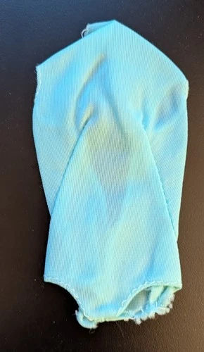 VINTAGE Sunset Malibu Barbie Light Blue Bathing Suit c.1971-1974