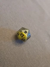 MTG Spindown Die "Dragons of Tarkir" Green/ Gray Color D20 Dice