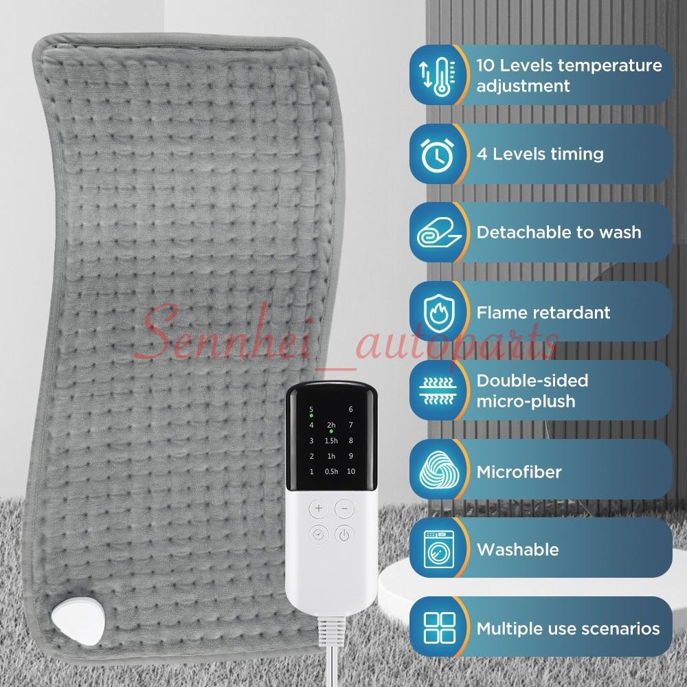 For Back Pain & Cramps Relief 12"x24"10 Level Auto Shut Off