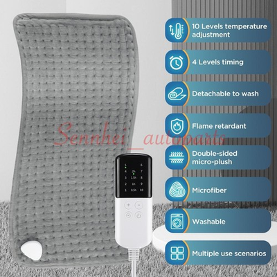 #ad Electric Heating Pad For Back Pain amp; Cramps Relief 12quot;x24quot;10 Level Auto Shut Off $13.79