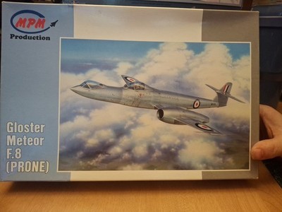 MPM  Gloster Meteor F.8  Prone Model Kit 1/72 72569 Parts Sealed  US SELLER
