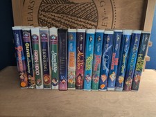Walt Disney Black Diamond And Masterpiece Collection VHS Tapes - Lot Of 15