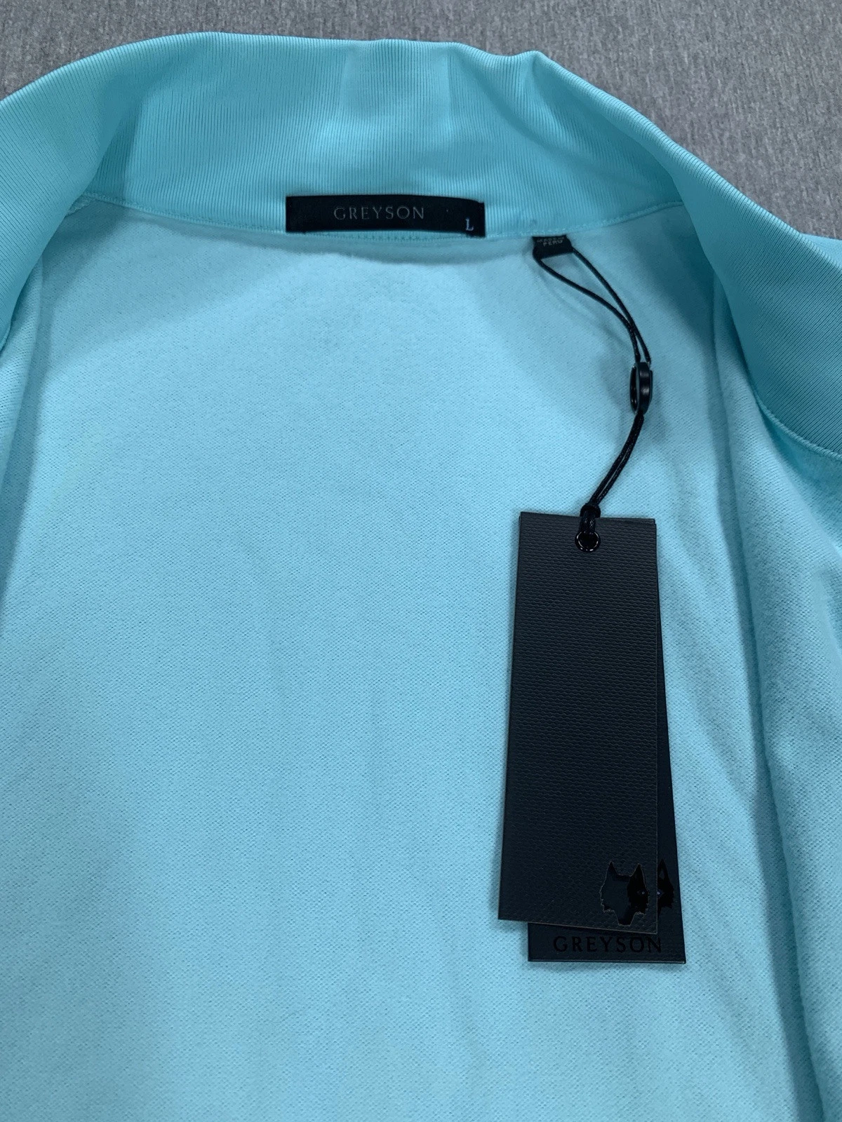 Greyson Golf Siasconset Full Zip Jacket Mint Aqua Skystone Men’s L MSP23K98-438 image 6
