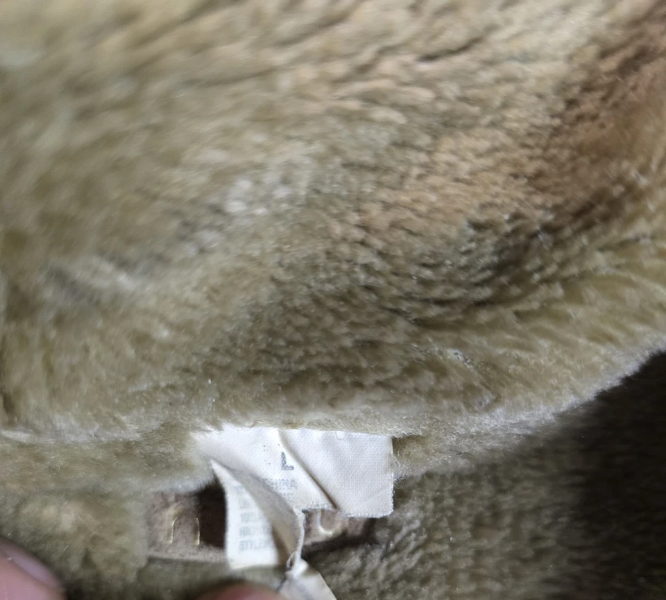 Chaqueta de bombardero/motociclista negra para mujer Hurley de colección forrada de sherpa talla grande Y2K Foto 2 de 4