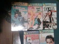 Lot Of 5, Elvis Presley Movies, Vhs Tapes, Factory Sealed 