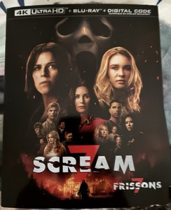 Scream 7 4K Blu-Ray Brand New with slipcover-----2026