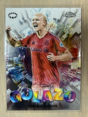 2024-25 Topps Chrome Uefa Women's Champions League - Golazo Pernille Harder #G-3