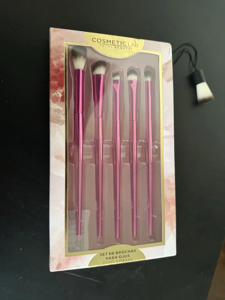 Nuevo juego de 5 brochas de maquillaje de laboratorio cosmético Foto 2 de 3