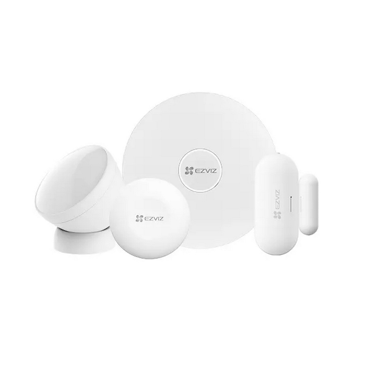 Ezviz kit de 4 détecteurs domestiques blancs pour la sécurité de la maison