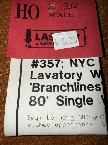 HO Laserkit #357 NYC Grabado Lavabo Ventanas 'Branchline' Serie '5100 | Zustand: New