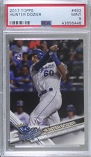 2017 Topps Hunter Dozier #493 PSA 9 MINT 1c7