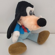 Vintage Disney Goofy Plush Korea Christmas Carol Stuffed Toy 1980's