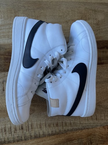 Mens Size 10 - Nike COURT ROYALE 2 MID-White Black Onyx