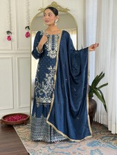 Bollywood Beautiful Pakistani Salwar Suit Indian Party Wear Ethnic Top Skirt Set