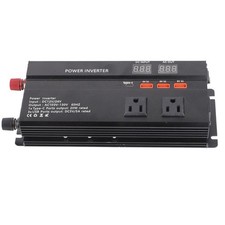 for Inverter 12v to 110v Gorgeri Metal 6000W DC 12V to AC 110V Car Converter ...