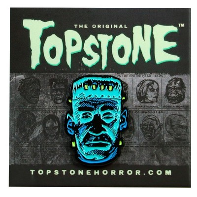 TOPSTONE HORROR Frankie Monster Retro Horror Halloween Enamel Pin NEW