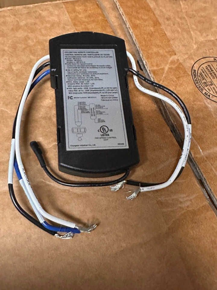 Fanimation Ceiling Fan Remote Control Receiver Base RCAA050050005 - Image 3 of 3