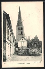 CPA Langeais, L´Église 