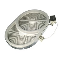 StrahlheizköRper Zweikreis 2400/1500W 265X170Mm Kochfeld Ego 1057411604
