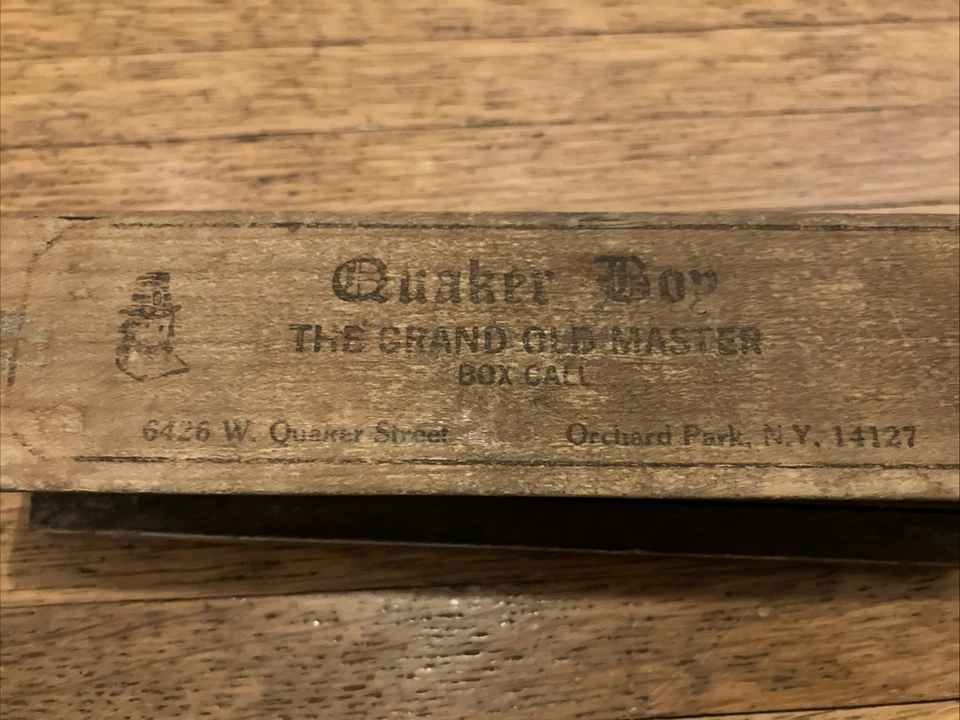 Quaker Boy The Grand Old Master Box Call Turkey Call Signed Dick Kirby - Image 3 of 4